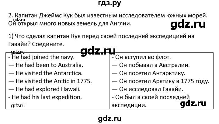 ГДЗ по английскому языку 6 класс  Кузовлев   unit 7 / lesson 7 - 2, Решебник к учебнику 2015