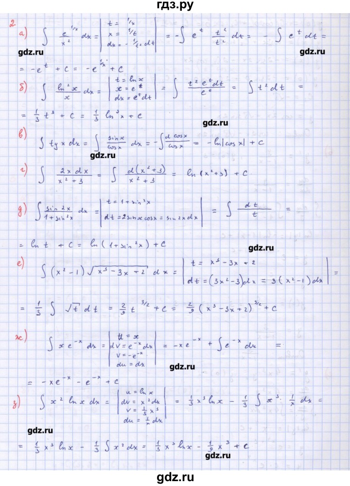 ГДЗ по алгебре 10‐11 класс Ершова самостоятельные и контрольные работы   самостоятельные работы / С-51. вариант - 2, Решебник