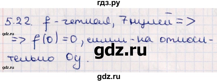 ГДЗ по алгебре 10 класс Мерзляк  Углубленный уровень параграф 5 - 5.22, Решебник №1
